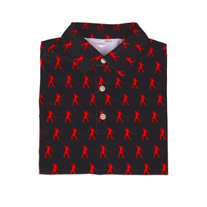 โลโก้ที่กําหนดเองพิมพ์เต็มรูปแบบระเหิดเสื้อยืดเปล่าขนาดใหญ่กอล์ฟแห้งเร็วผู้ชายเครื่องแต่งกายเสื้อโปโลกอล์ฟ - Product Image 4