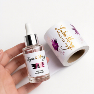 Etiqueta Adhesiva Personalizada al por Mayor para Botellas de Aceite Esencial de Vinilo de 1oz, 2oz y 4oz, Resistente al Agua, para Productos de Belleza - Product Image 3