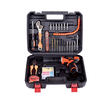 Juego de Herramientas Manuales Profesionales Naranja de 117 Piezas, Kit de Herramientas Eléctricas Inalámbricas para Bricolaje, Portátil, Certificado MSDS, OEM, Superventas