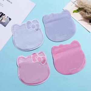 Bolsa de embalaje con diseño de gato de dibujos animados, estilo moderno, simple, con cierre hermético, nueva y en oferta. - Product Image 4