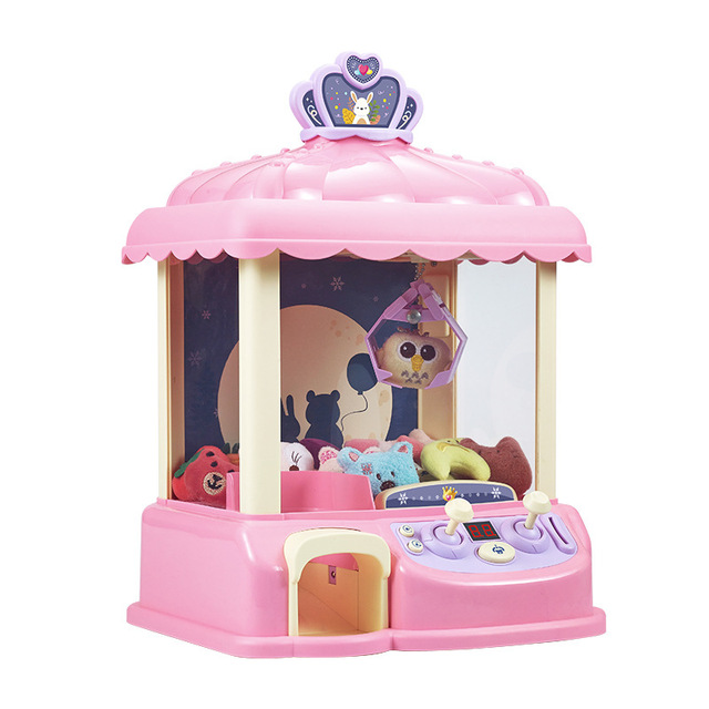 Miniature Electronic Arcade Machine Claw Doll Toy Family Interactive Game Popular Home Coin Games