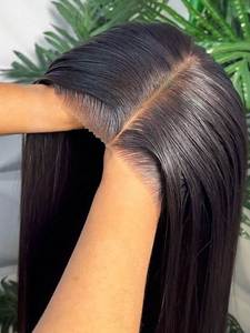 Parrucca Frontale HD 13x6 in Pizzo, Ondulata, Densità 250%, Ricci, 100% Capelli Umani, Senza Colla, per Donne Nere - Product Image 1