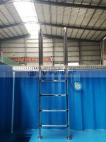 Piscine commerciale en PVC avec structure en acier galvanisé, filtration intégrée, certifiée CE, portable et préfabriquée pour jardin