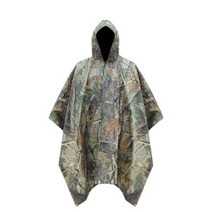 Pluie à capuche en PVC léger pour Poncho imperméable réutilisable imperméable pour hommes femmes équipement de pluie multifonctionnel pour Camping randonnée - Product Image 1