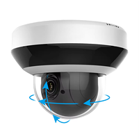 Caméra IP PoE OEM 4MP pour extérieur, zoom optique 4X, caméra PTZ Speed Dome WDR avec audio et fente pour carte SD, détection de mouvement
