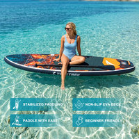 TIDETREK 11'6" 35" Planche de paddle gonflable en promotion, planche de surf Drop Stitch, subboard, planche de surf aquatique, paddle surf ISUP