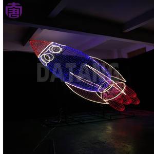 Prix d'usine : Lumière LED 3D motif avion avec couleur personnalisable et intensité réglable, indice de protection IP65, pour décorations de fêtes et aménagements paysagers - Product Image 2
