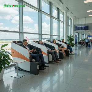 Silla de masaje de venta comercial, aceptador de billetes, caja de dinero de papel, máquina de garra que funciona con monedas, silla de masaje 4D con sistema de pago - Product Image 2