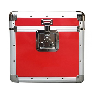 Boîte de rangement pour disques vinyles <span class=keywords><strong>CD</strong></span> 7'', grande capacité, boîte de protection rouge pour <span class=keywords><strong>CD</strong></span>, étui pour <span class=keywords><strong>CD</strong></span> DVD - Product Image 1