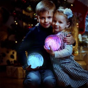 Luna en tu habitación con Control remoto <span class=keywords><strong>de</strong></span> Control <span class=keywords><strong>de</strong></span> luz <span class=keywords><strong>de</strong></span> la noche <span class=keywords><strong>de</strong></span> transferencia <span class=keywords><strong>de</strong></span> agua gráficos RGB LED lámpara - Product Image 4