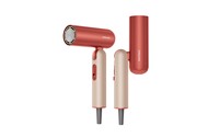 Sèche-cheveux brosse électrique pliable Ionic 1000W avec moteur haute vitesse, concentrateur et diffuseur pour salon, hôtel, maison et extérieur