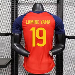 Nouveau maillot de football domicile Espagne 2026 version fan – Maillot de match <span class=keywords><strong>Rodrigo</strong></span>, ISI, Pedri – Version joueur Lamin – Personnalisation Williams - Product Image 5