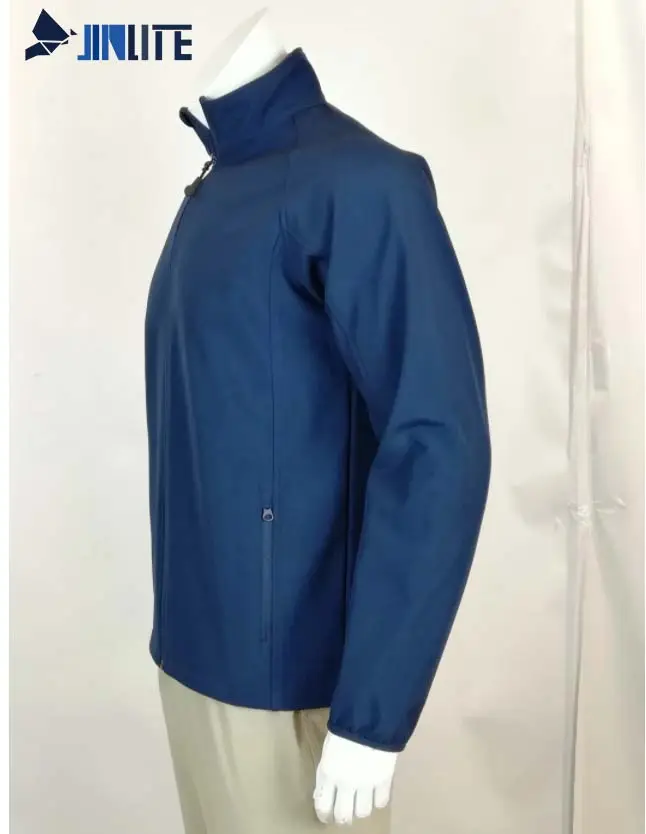 Veste Softshell en Polyester de produits recyclés haute visibilité pour hommes veste de sécurité FOB Bangladesh veste réfléchissante