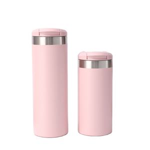 Vaso Térmico de Acero Inoxidable Aislado al Vacío Personalizado de 350 ml y 500 ml, Vaso Térmico con Tapa Abatible - Product Image 1