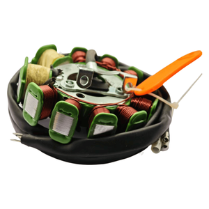 Bobina de <span class=keywords><strong>estator</strong></span> de motocicleta de 11 polos al por mayor de alto rendimiento para reparación de carga de motor Honda 110cc-150cc - Product Image 4