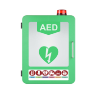 Produit entièrement stocké Défibrillateur externe automatisé Aed portable avec armoire Aed Boîte d'armoire Aed en plastique extérieure