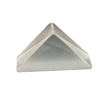Prisme pyramide en cristal, prisme arc-en-ciel à générateur d'énergie triangulaire, lentille auriculaire à Cube lumineux, vente en gros