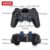 Manette de jeu sans fil 2.4g manette de jeu usb 2.4GHz manette de jeu android pour PS2/PS3 Android TV Box Smartphone Tablette PC