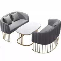 Nouveau Fauteuil de Salon Métallique 2024 Inclinable pour Barbier, Ensemble de Mobilier de Barbier Réglable, Écologique et Durable pour Atelier Commercial