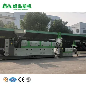 Lvbao china fábrica popular máquina extrusora de plástico granulador reciclando máquina vendas diretas