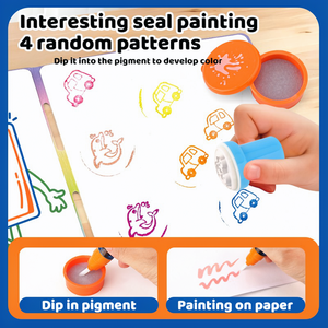 Tableau de Dessin Créatif DIY pour Enfants, Jouet Éducatif et Ludique avec Pinceaux à Eau Magiques en Plastique pour Dessin et Graffiti - Product Image 5