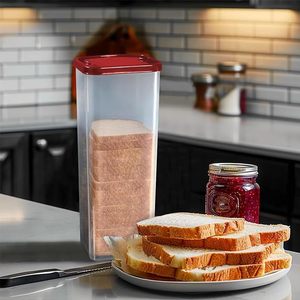 トーストパン保存ボックス気密サンドイッチキーパー食品グレードプラスチック冷蔵庫冷凍庫オーガナイザーコンテナ卸売 - Product Image 3