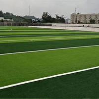 Vente en gros de gazon artificiel synthétique de 40 mm pour le football, revêtement de sol sportif