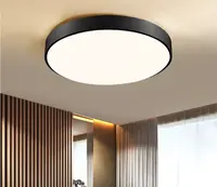 Lampu Gantung Led Ruang Tamu Rumah Modern Dapat Disesuaikan Desain Lampu Led Bulat Besar Lampu Gantung Lampu Liontin Permukaan Panel Led