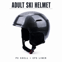 Casque de ski et snowboard Yoloon ajustable pour adultes, léger, protection de la tête, équipement sportif en polyester et nylon
