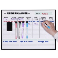Celldeal — effaceur magnétique de bonne qualité, calendrier magnétique Flexible, planificateur hebdomadaire