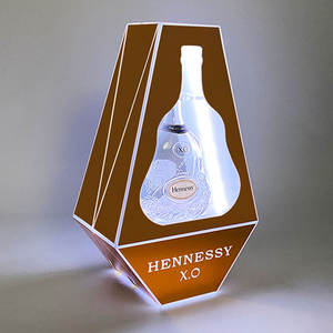 Recargable oro LED iluminado corona champán rey <span class=keywords><strong>Chandon</strong></span> botella presentador glorificado estante de exhibición soporte para botella de vino - Product Image 3