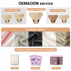 Mutande Mestruali Riutilizzabili OEM ODM, Assorbenti a 4 Strati, <span class=keywords><strong>Taglie</strong></span> dalla XS alla 6XL, Traspiranti e Senza Cuciture per Donne - Product Image 5