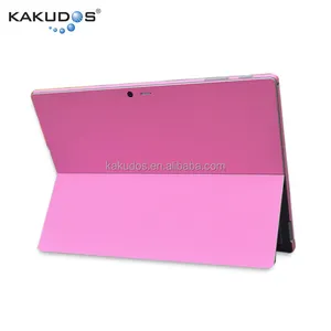 Kakudos – autocollant en Pvc en Fiber de carbone pour ordinateur portable, housse imperméable pour Microsoft Surface Pro 4 5 6