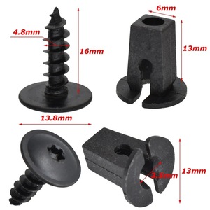 สกรูเกลียวปล่อยหัว Torx ขนาด 4.8 มม. x 16 มม. เกลียวขวาพร้อมแหวนรอง สำหรับ Audi Q5 Volkswagen Fender - Product Image 2