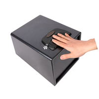 Brankas Laci Tersembunyi Elektronik Safewell Black Digital Keypad, Kotak Brankas Senjata Api dengan Kunci, untuk Penyimpanan Barang Berharga di Rumah & Kantor