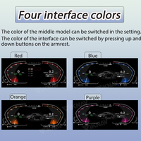 Affichage numérique du système Linux de 12,3 pouces pour BMW Série 5 E60 E61 E63 E64 2004-2009, tableau de bord LCD, compteur de vitesse, cockpit virtuel