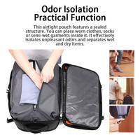 Sac à dos de compression sous vide pour fabricants, grande capacité, hermétique, étanche, avec port USB, pour transport, logo personnalisé, commande en gros