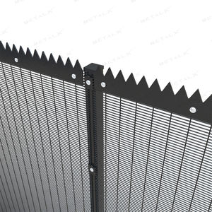 Metalx Hoge Veiligheid 6ft Metalen <span class=keywords><strong>Pvc</strong></span> Gecoate Gelaste Gaasplaat Anti-Cut Anti-Klim Roestvrije Uv-Bestendige Omheiningpanelen - Product Image 2