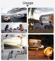 Meilleures ventes pour projecteur multi-écrans Wifi K9 Factory, mini projecteur vidéo LED, home cinéma, jeux mobiles, 400 lumens, 1280x720