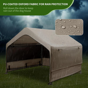 Tenda <span class=keywords><strong>Extra</strong></span> <span class=keywords><strong>Large</strong></span> per cani da esterno grande copertura per canile con finestre a rete su tre lati - Product Image 5