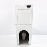WC en porcelaine deux pièces à design moderne, à poser au sol, avec siphon en P et en S, en promotion, pour personnes âgées, fabrication chinoise