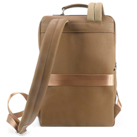 Sac à dos personnalisé en cuir PU, sac à dos pour ordinateur portable, sac à dos de voyage multi-poches, fournisseur OEM, usine