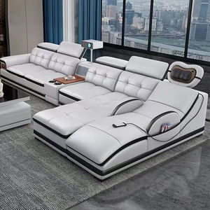 Nuevo Sofá Multifuncional Eléctrico de Cuero Genuino y Madera, Moderno y Sencillo, para Apartamentos Pequeños y Grandes, Sillón de <span class=keywords><strong>Masaje</strong></span>, <span class=keywords><strong>Chaise</strong></span> <span class=keywords><strong>Longue</strong></span> <span class=keywords><strong>con</strong></span> Control Remoto - Product Image 1
