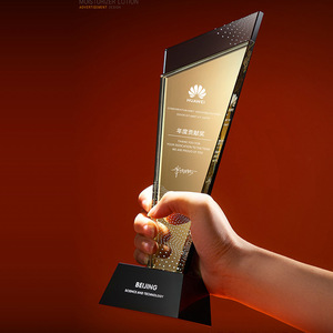 Custom Crystal <b>Trophy</b> 28cm Laser <b>Engraved</b> Digital Printing Durable Conference Award Gift Business Recognition - Product Image 4