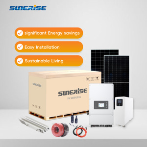 Hệ thống năng lượng mặt trời 6KW Cung cấp hệ thống năng lượng mặt trời năng lượng xanh hệ thống năng lượng mặt trời lai cho các dự án ngoài trời dân cư gia đình - Product Image 1