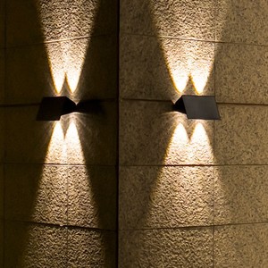 Lámpara Solar de Pared para Exteriores, LED, para Jardín, 2700K, Blanco Cálido, IP65, Impermeable, con Sensor de Luz, Cuerpo de Plástico - Product Image 4