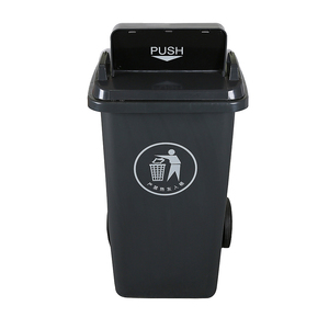 120L 240L 360L Outdoor Plastic Public <strong>Wheelie</strong> <strong>Bin</strong>/dustbin with Push Lid - Product Image 5
