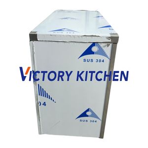 Victory Kitchen Armoires murales de cuisine assemblées en acier inoxydable 304 personnalisées Modèle VCT pour le rangement mural de la cuisine - Product Image 5