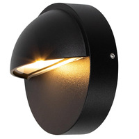Lumière de terrasse en aluminium en forme de demi-lune LED 12V 3000K IP65, éclairage paysager de jardin