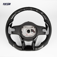 Volant sport en fibre de carbone forgée Plug & Play pour Mercedes Benz Classe C E S W205 W213 GLC GLE GLS CLS GLK SLK Cuir
